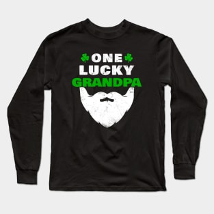 One Lucky Grandpa - Sant Patrick Day Gift Long Sleeve T-Shirt